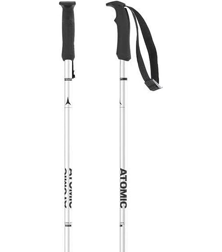 KIZAKI 2025VARIOUS スキー用ストック ホワイト/ブラック KIZAKI キザキ スキー ポール ストック 2025 バリアスTL14